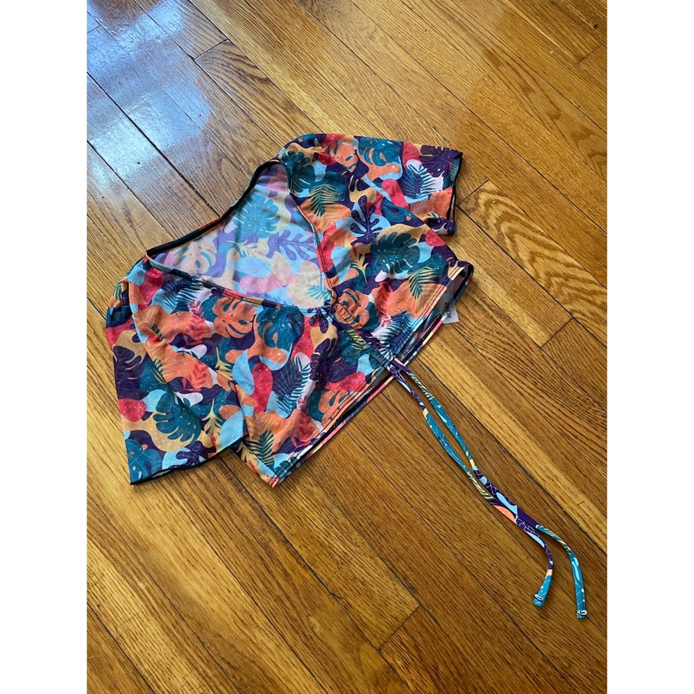 Monstera Mesh Crop Top